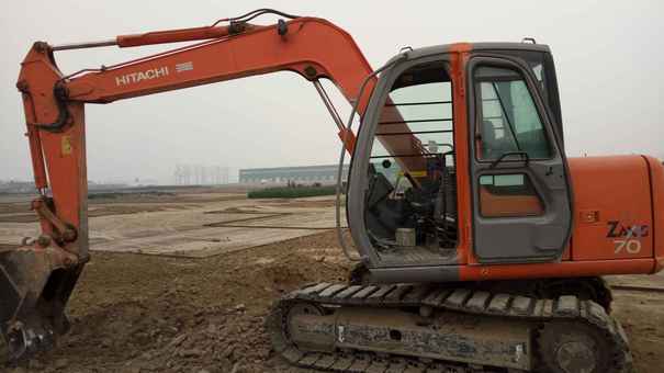 河北出售转让二手9300小时2010年日立ZX70挖掘机