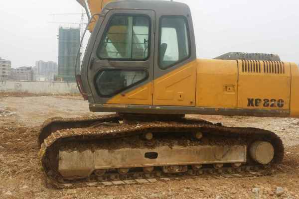 广西出售转让二手8000小时2008年厦工XG820挖掘机