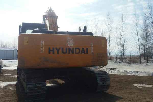 黑龙江出售转让二手3000小时2009年现代R305LC挖掘机