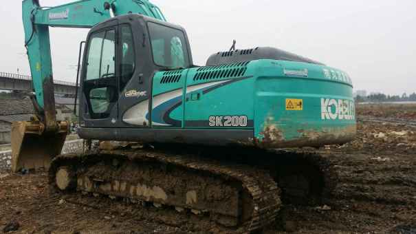 广西出售转让二手9800小时2008年神钢SK200挖掘机