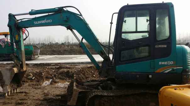 安徽出售转让二手6000小时2011年山河智能SWE70E挖掘机
