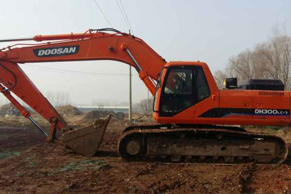 河南出售转让二手6055小时2012年斗山DH300LC挖掘机