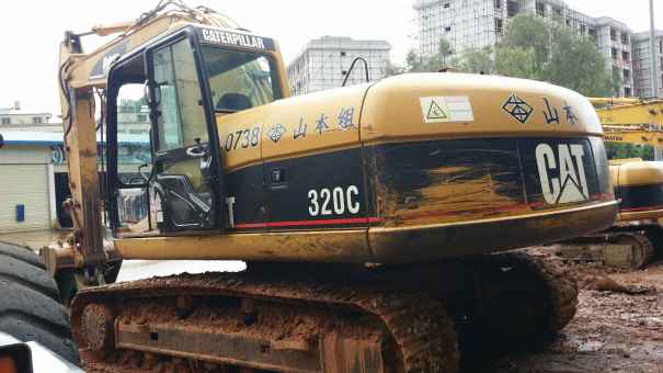 云南出售转让二手16234小时2006年卡特彼勒320C挖掘机