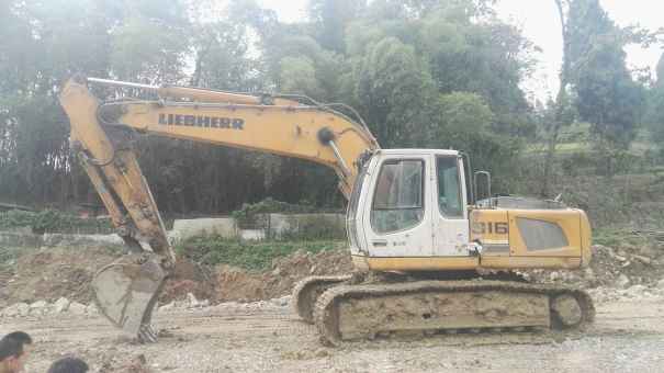 贵州出售转让二手5746小时2010年利勃海尔R916LC挖掘机