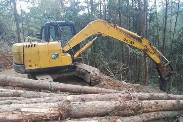 贵州出售转让二手5963小时2011年山重建机JCM908C挖掘机