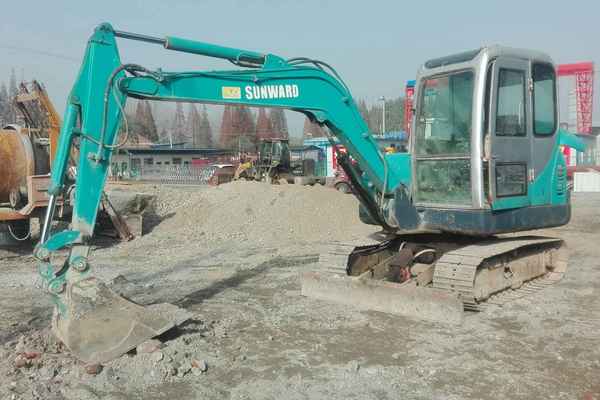 陕西出售转让二手6000小时2011年山河智能SWE50挖掘机