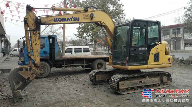 山西出售转让二手5040小时2011年小松PC70挖掘机