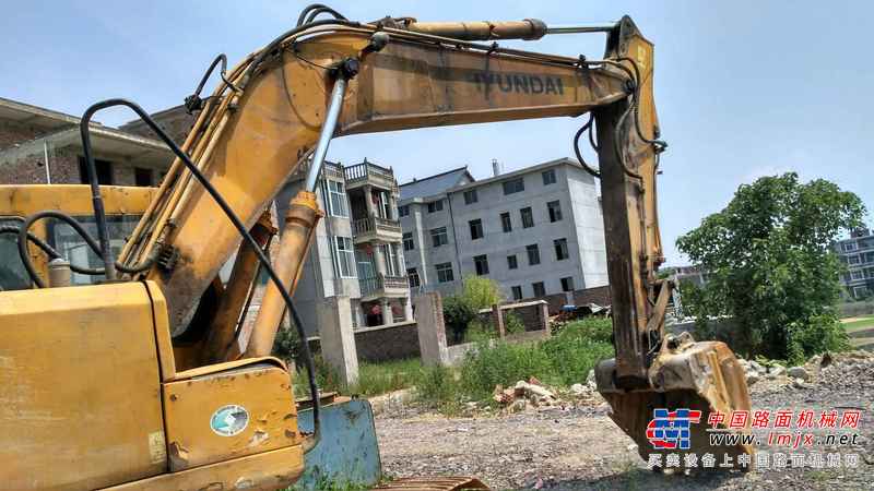 江西出售转让二手9999小时2006年现代R215挖掘机