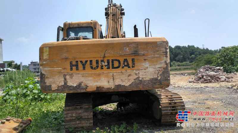 江西出售转让二手9999小时2006年现代R215挖掘机