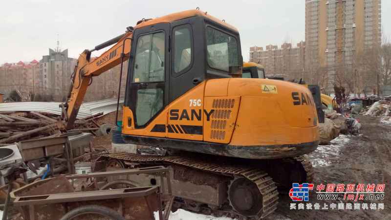 黑龙江出售转让二手9600小时2010年三一重工SY75C挖掘机