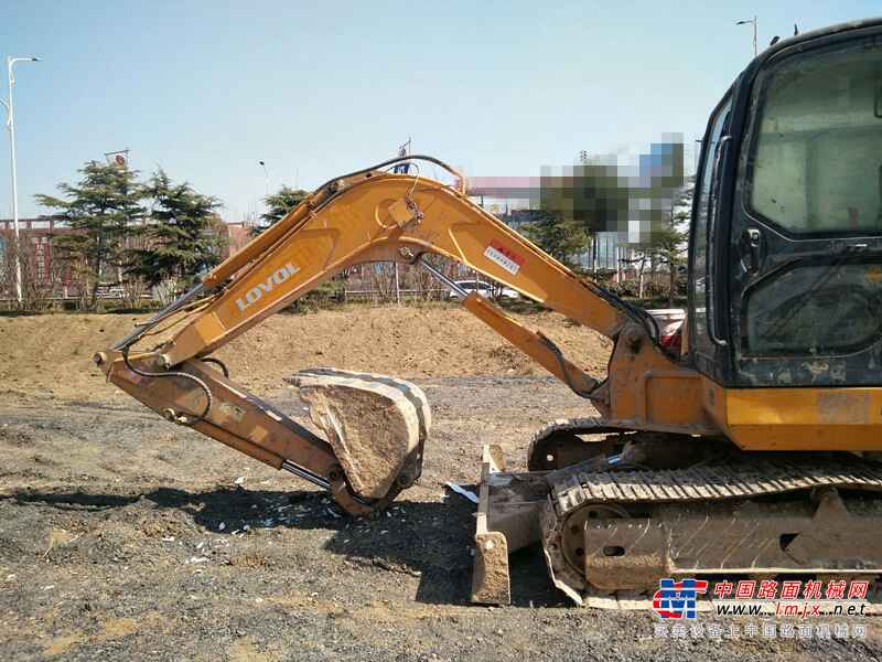 山东出售转让二手3500小时2011年福田雷沃FR65挖掘机