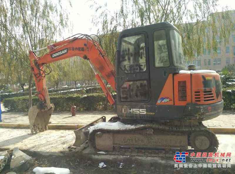 陕西出售转让二手4800小时2012年斗山DH55挖掘机