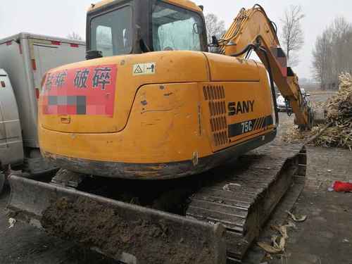吉林出售转让二手8000小时2011年三一重工SY75C挖掘机