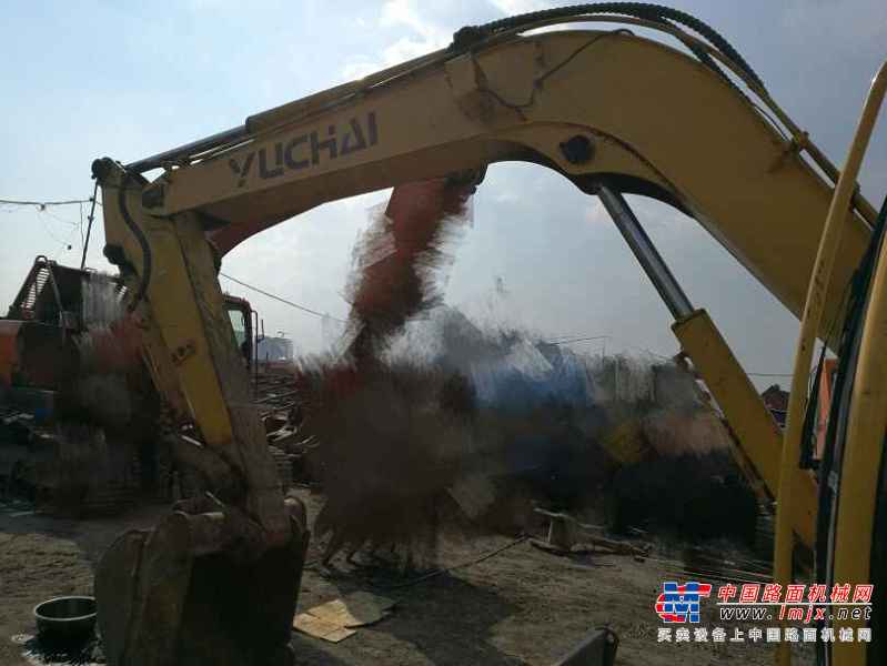 黑龙江出售转让二手9000小时2009年玉柴YC85挖掘机