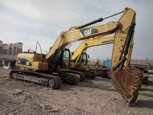 内蒙古出售转让二手8000小时2009年卡特彼勒320D挖掘机