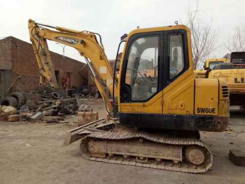 河南出售转让二手6000小时2012年彭浦SW60E挖掘机