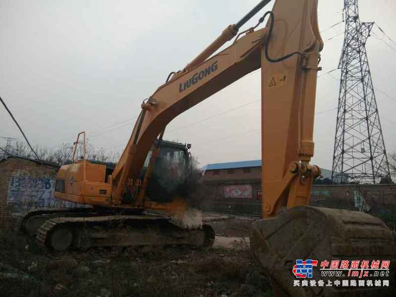河南出售转让二手9000小时2011年柳工CLG220LC挖掘机