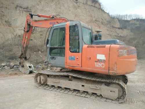 河南出售转让二手13000小时2008年日立ZX120挖掘机