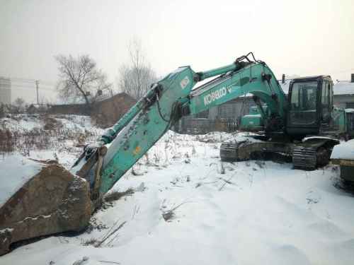 黑龙江出售转让二手10000小时2008年神钢SK260挖掘机