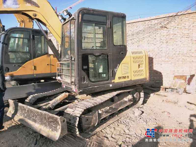 甘肃出售转让二手4500小时2012年三一重工SY75C挖掘机