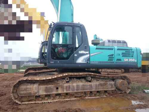 云南出售转让二手3000小时2012年神钢SK350LC挖掘机