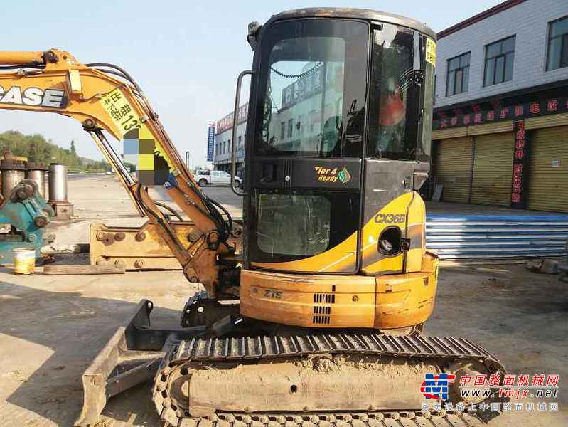 陕西出售转让二手7000小时2010年凯斯CX36B挖掘机