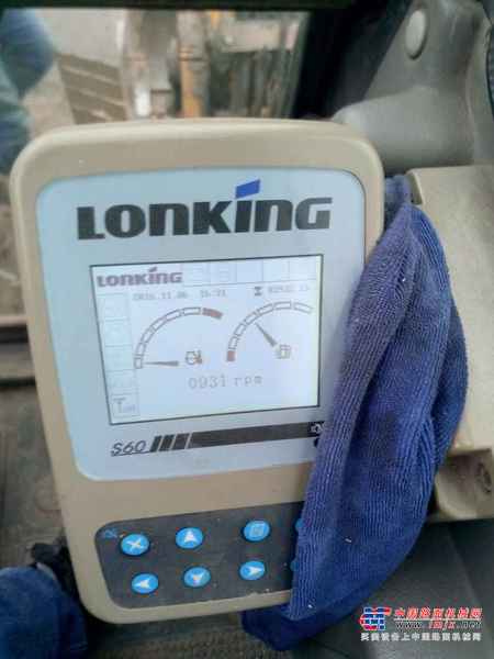 山西出售转让二手3900小时2011年龙工LG6060挖掘机