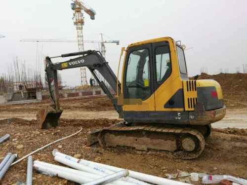 湖南出售转让二手6000小时2010年沃尔沃EC55B挖掘机
