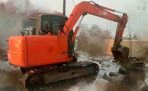 黑龙江出售转让二手9600小时2008年日立EX70挖掘机