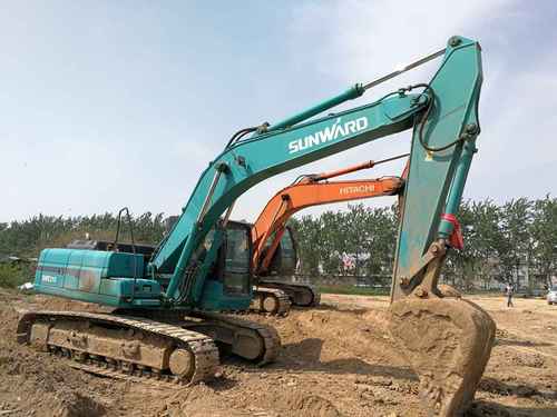 陕西出售转让二手4000小时2011年山河智能SWE210LC挖掘机