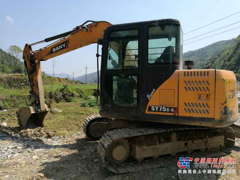湖北出售转让二手5000小时2013年三一重工SY75C挖掘机