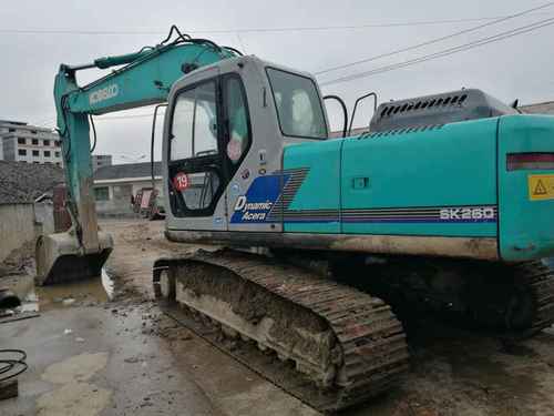 湖北出售转让二手12000小时2009年神钢SK250挖掘机