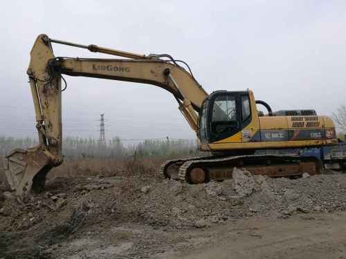 山东出售转让二手8521小时2009年柳工CLG936LC挖掘机