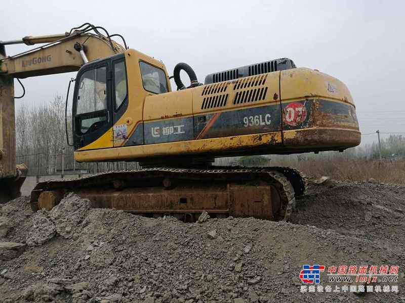 山东出售转让二手8521小时2009年柳工CLG936LC挖掘机
