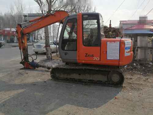 黑龙江出售转让二手7500小时2009年日立ZX70挖掘机