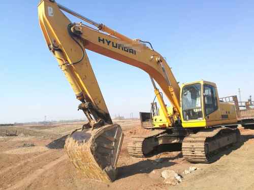 黑龙江出售转让二手12000小时2007年现代R305LC挖掘机