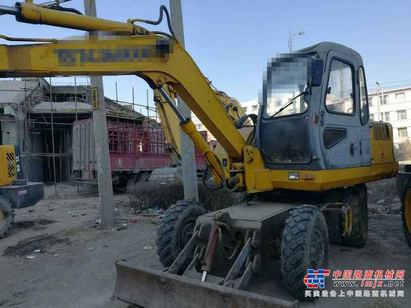 吉林出售转让二手6000小时2008年福临机械轮挖WY80挖掘机