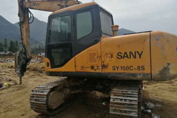 湖北出售转让二手11000小时2008年三一重工SY130C挖掘机