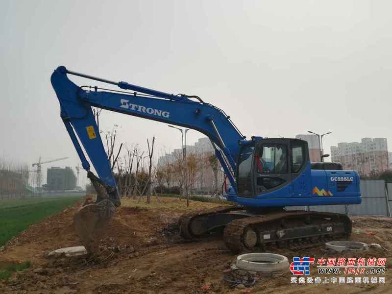 山东出售转让二手160小时2017年山重建机GC228LC挖掘机