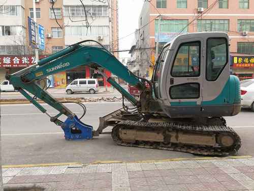 陕西出售转让二手5000小时2011年山河智能SWE70N9挖掘机