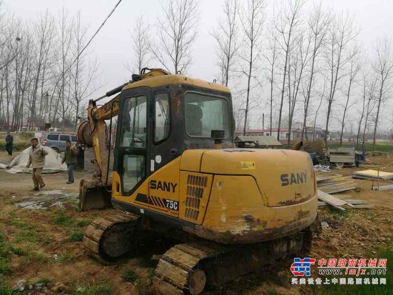 河南出售转让二手7800小时2012年三一重工SY75C挖掘机