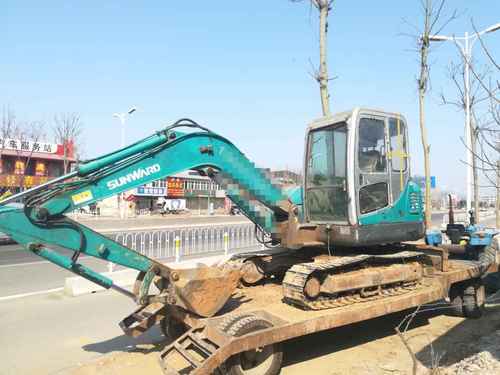 山东出售转让二手4000小时2011年山河智能SWE60N9挖掘机