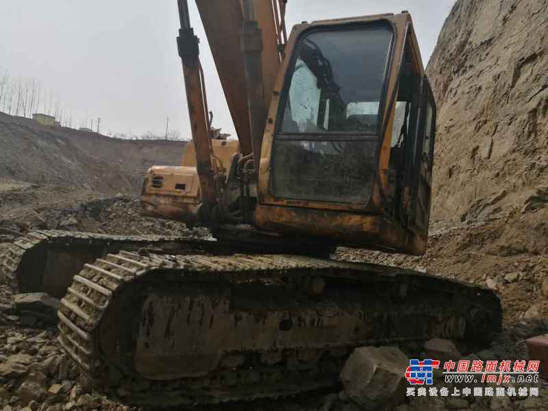 山东出售转让二手12854小时2007年现代R225挖掘机