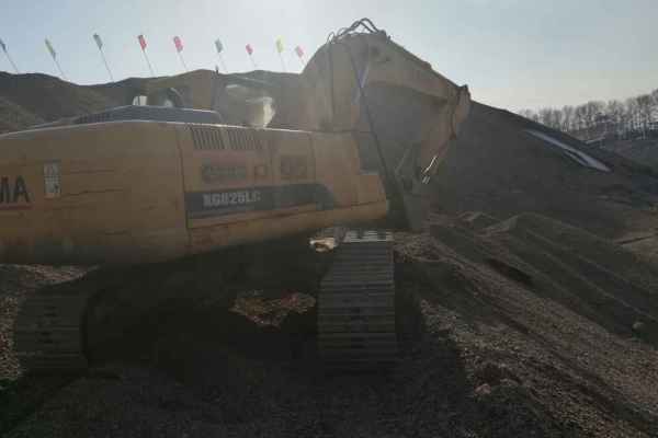 吉林出售转让二手3000小时2013年厦工XG825LC挖掘机