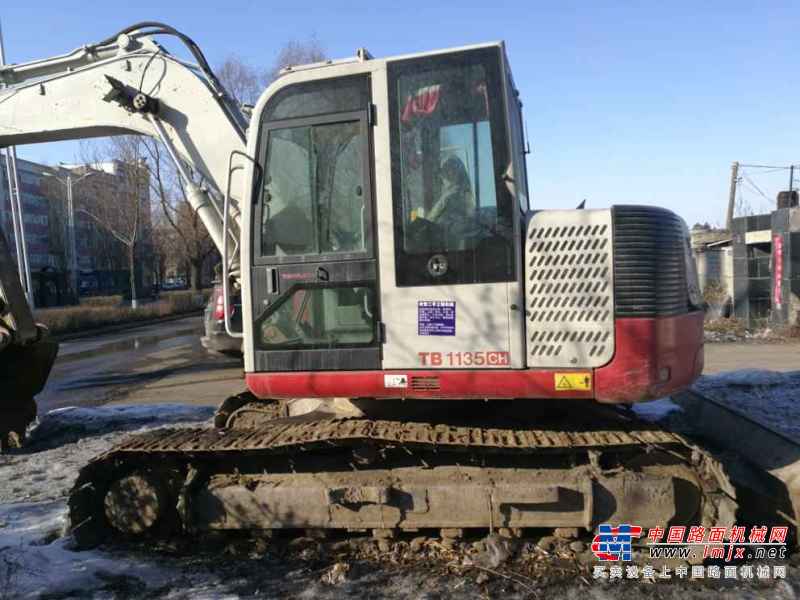 黑龙江出售转让二手5000小时2011年竹内TB1135C挖掘机