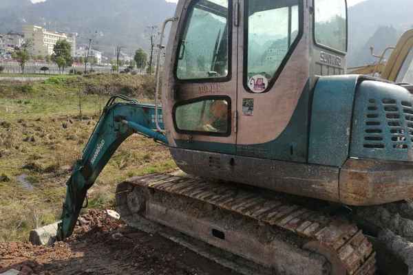 湖北出售转让二手9500小时2010年山河智能SWE80H挖掘机