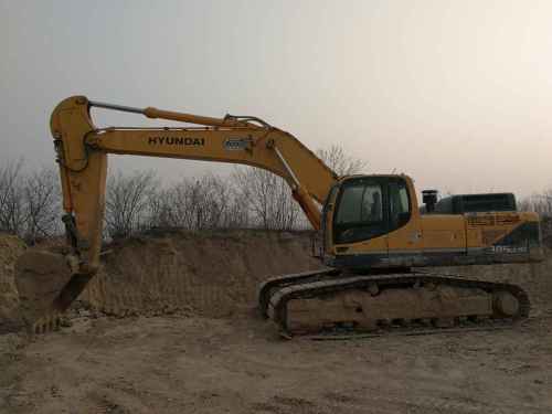 陕西出售转让二手6000小时2012年现代R385LC挖掘机