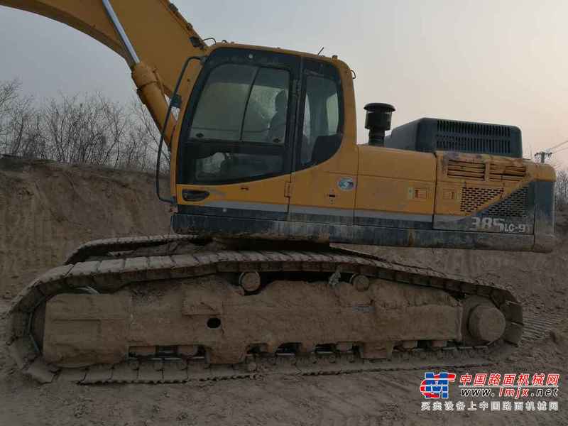陕西出售转让二手6000小时2012年现代R385LC挖掘机