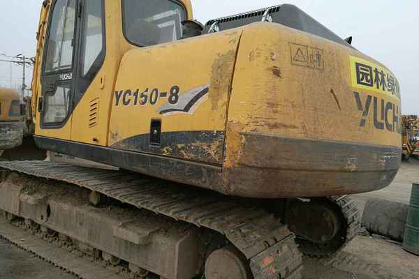 内蒙古出售转让二手6000小时2011年玉柴YC135挖掘机