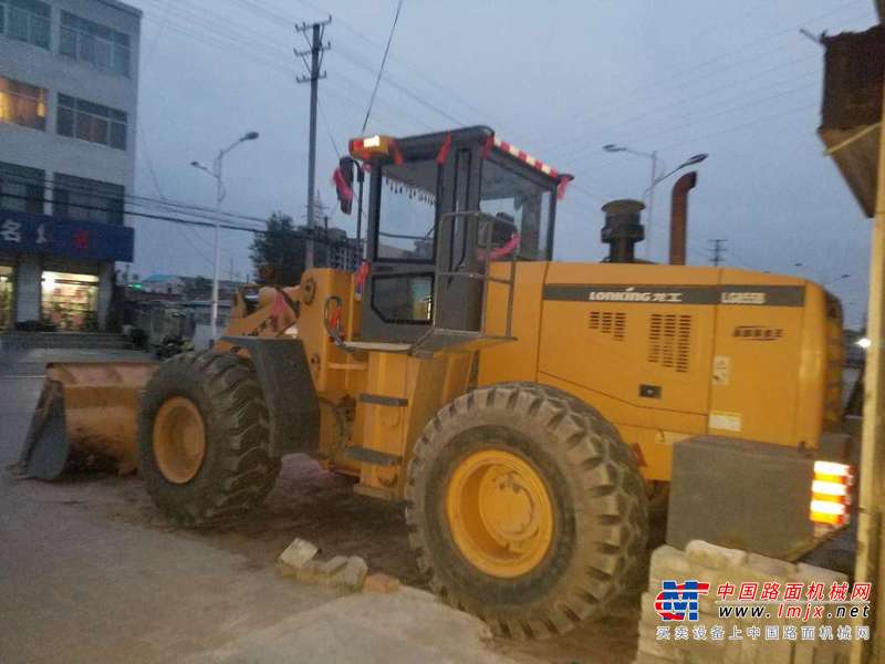 陕西出售转让二手4000小时2011年龙工LG855B装载机